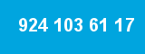 924 103 61 17